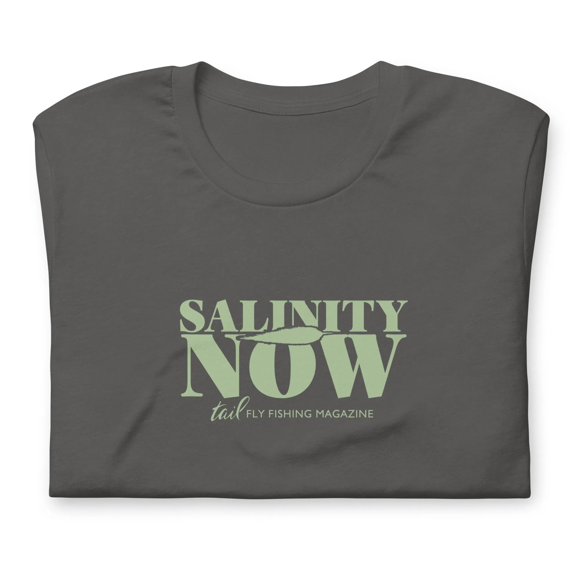 Salinity Now - Lt olive graphic SS