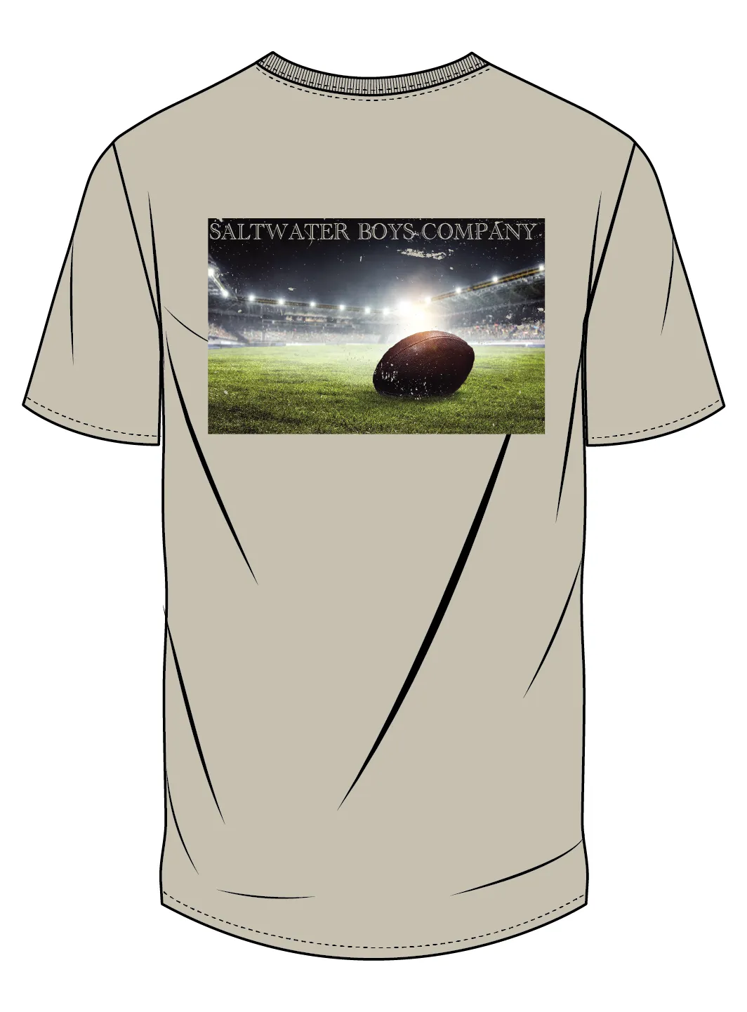SALTWATER BOYS Football Tee SS