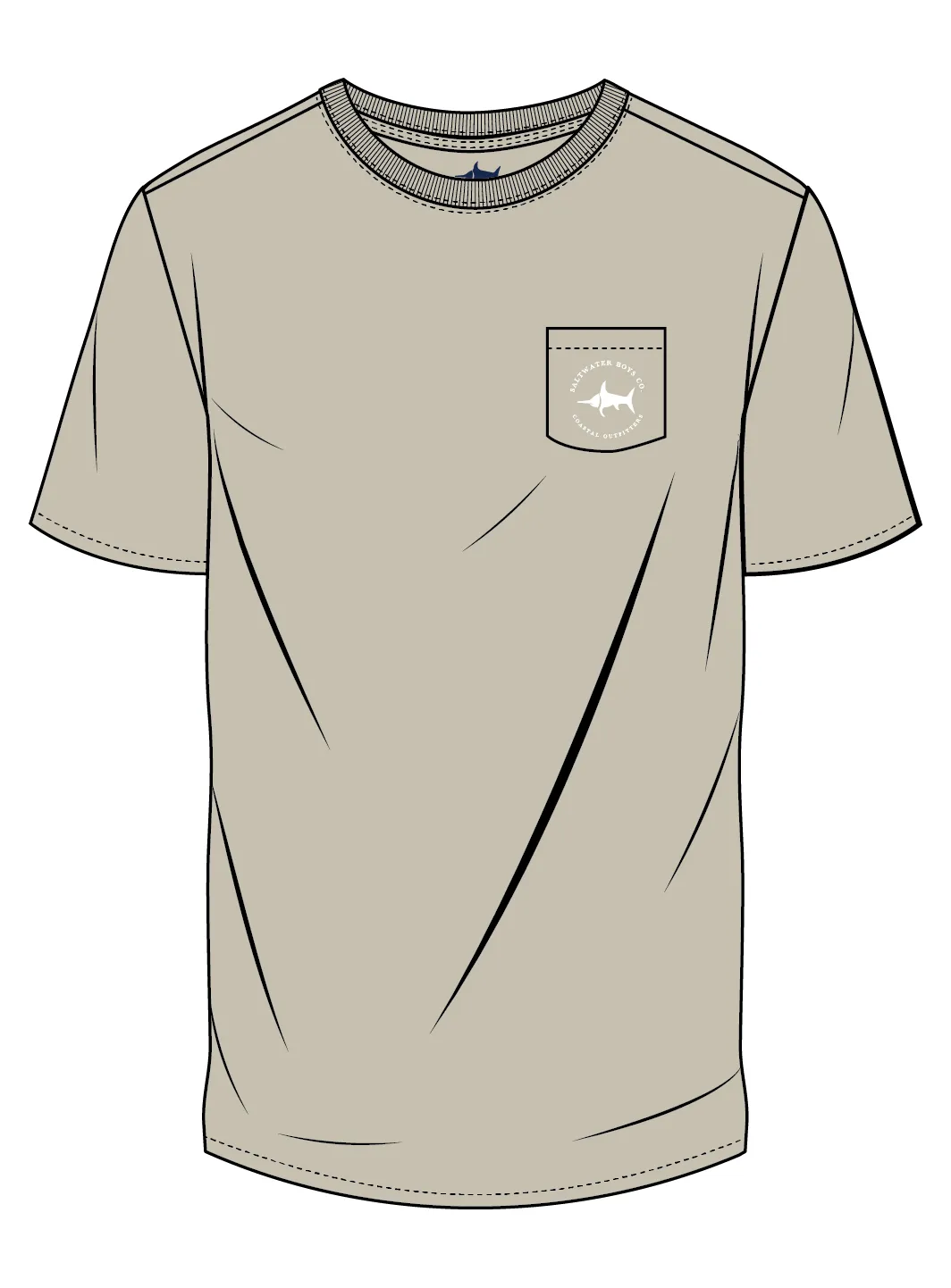SALTWATER BOYS Football Tee SS