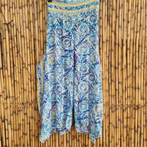 Sapphire Mirage Silk Pants