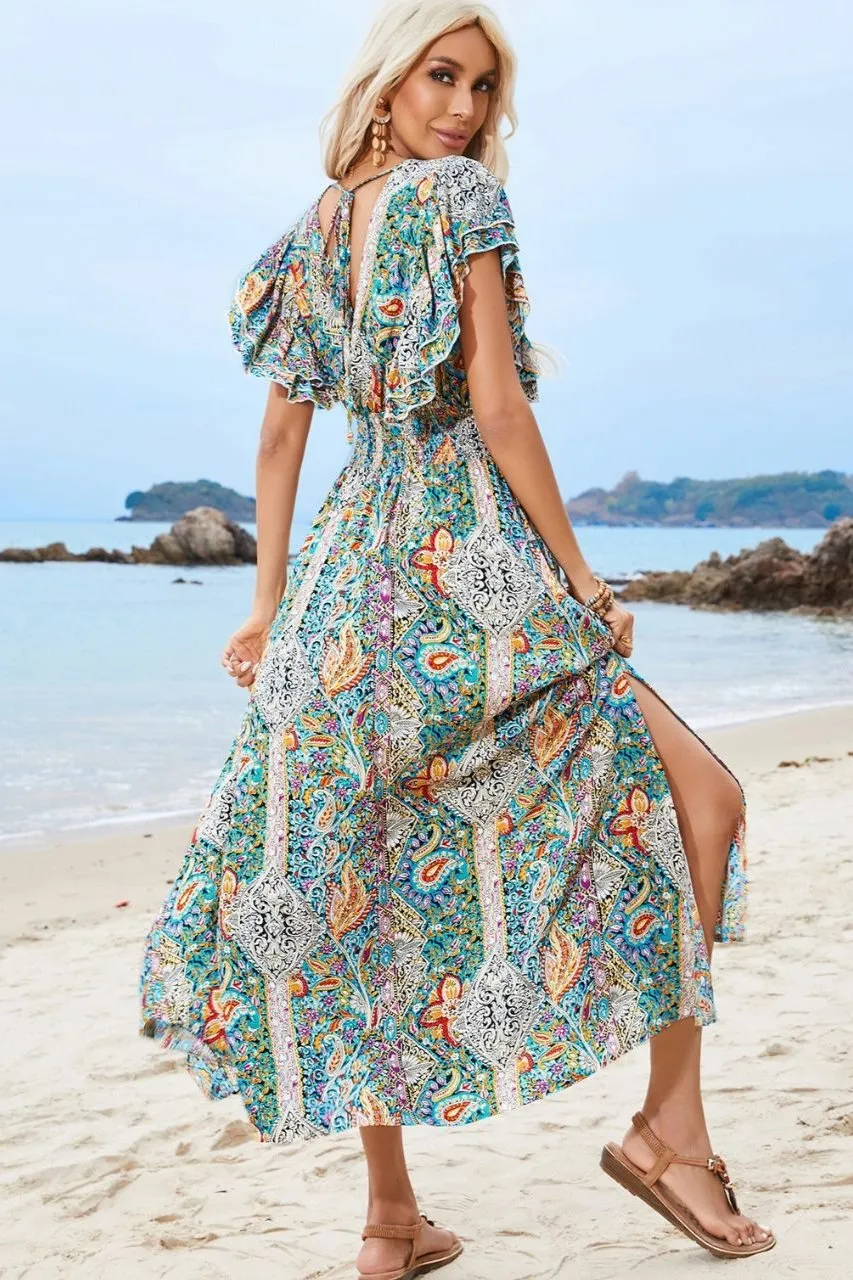 Sarah Bohemian-inspired Maxi Dress - LAST ONE