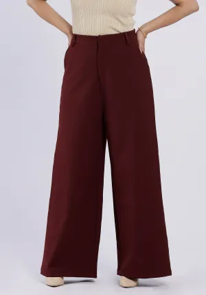 SASHA ROUGE WIDE PANTS