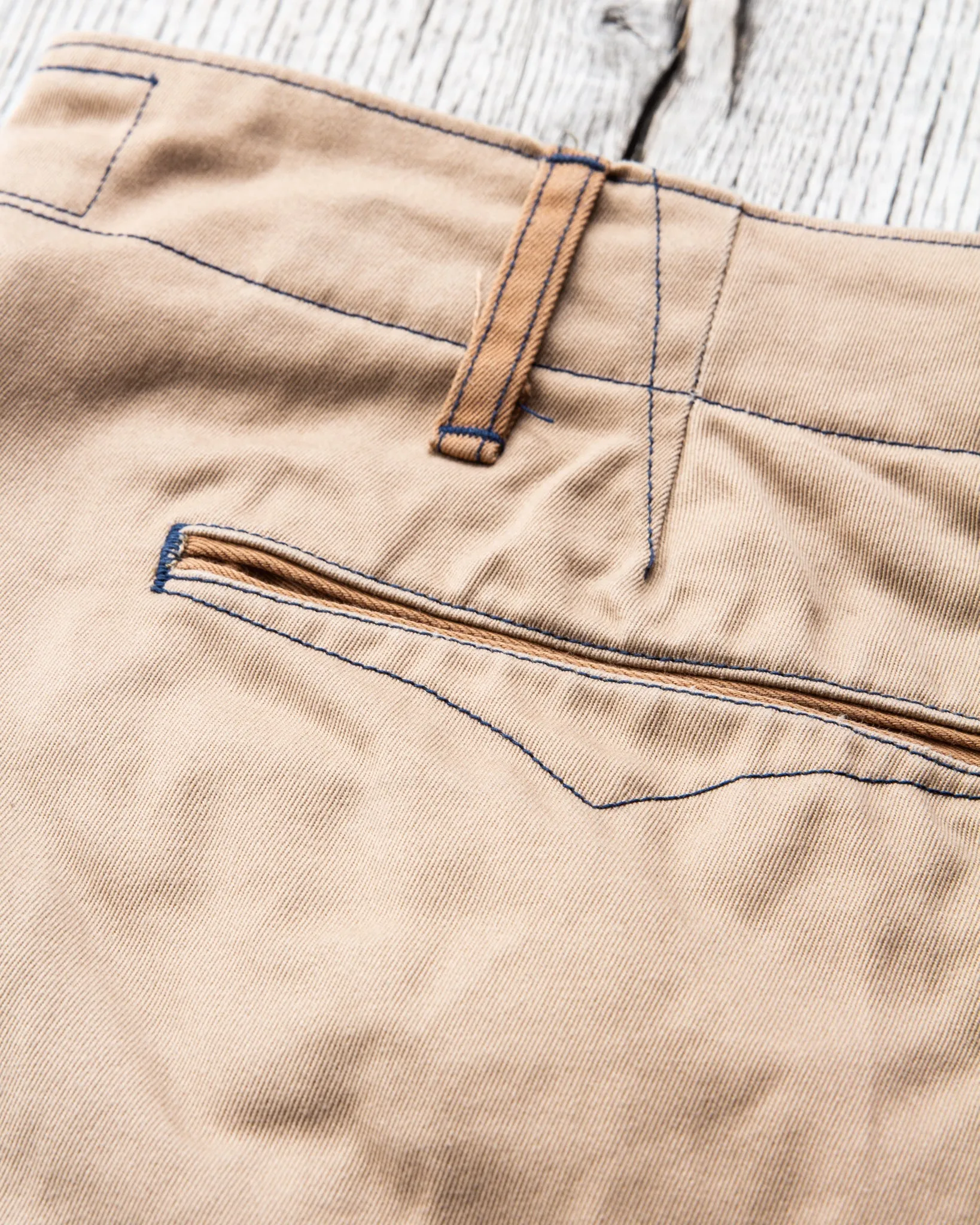 Second Hand Mister Freedom Naval Khaki Chinos W 36