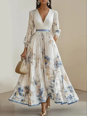 Sierra - Boho Patchwork Maxi Dress