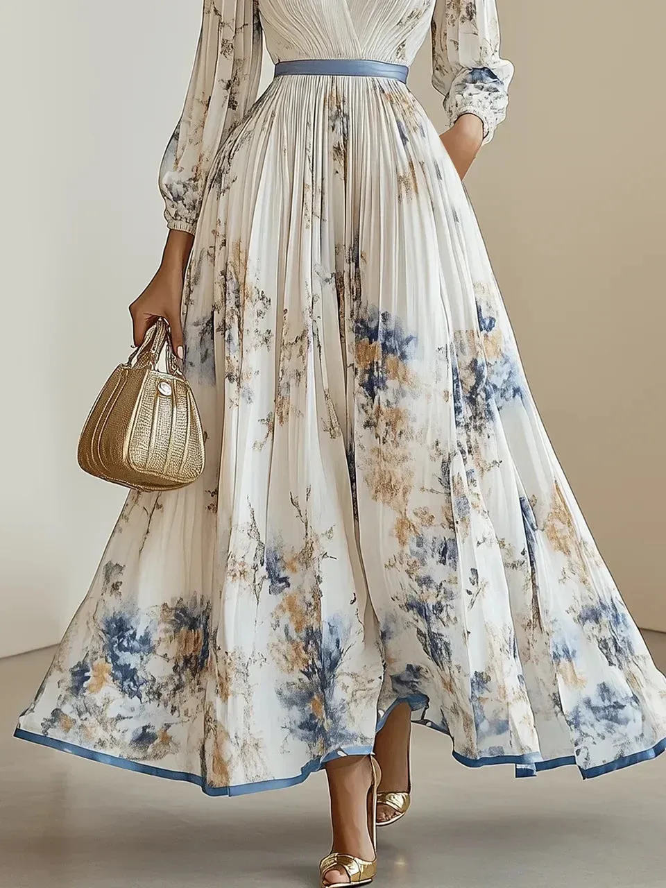 Sierra - Boho Patchwork Maxi Dress
