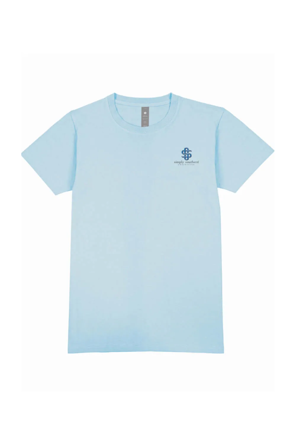 Simply Southern Plus Size Anything Is Possible T-shirt for Women in Ice Blue | EXT-SS-PIG-ICE