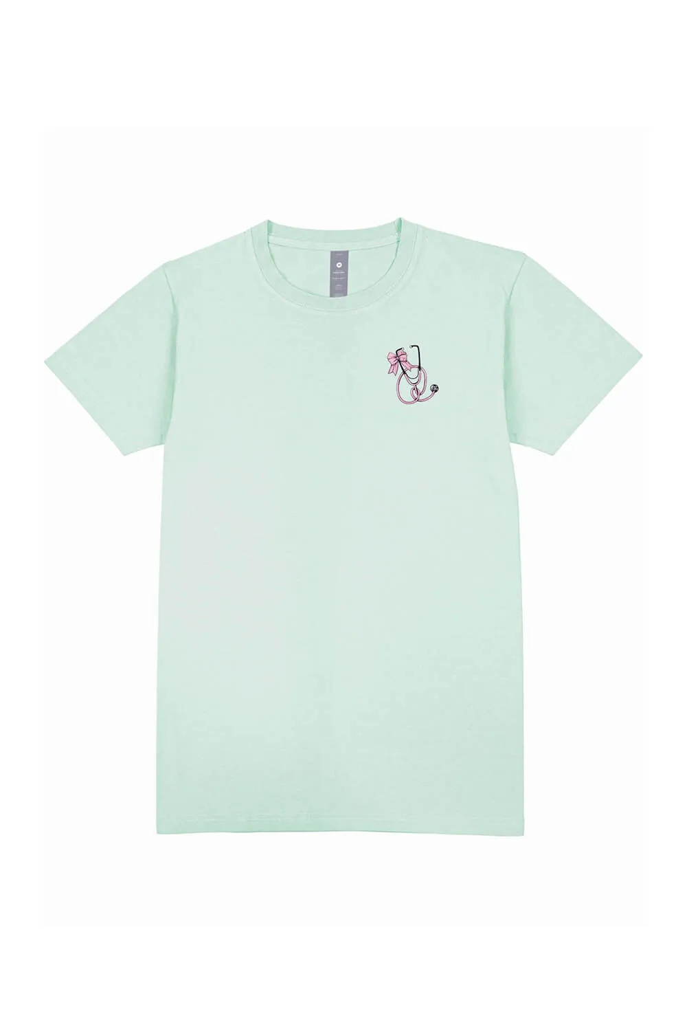 Simply Southern Plus Size Living The Scrub Life T-Shirt for Women in Mint | EXT-SS-SCRUB-MINT