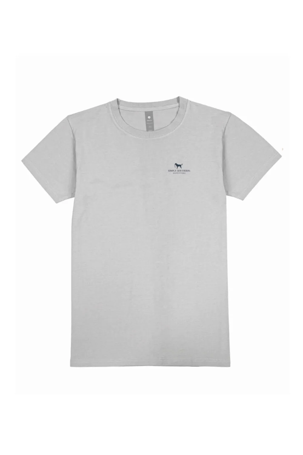 Simply Southern USA Flamingo T-Shirt for Men in Grey | MN-SS-FLAMINGO-FOG
