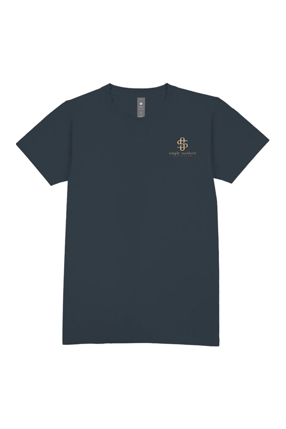 Simply Southern Whole To Shine T-Shirt for Women in Heather Navy | SS-SHINE-HTHRNVY