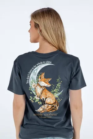 Simply Southern Whole To Shine T-Shirt for Women in Heather Navy | SS-SHINE-HTHRNVY