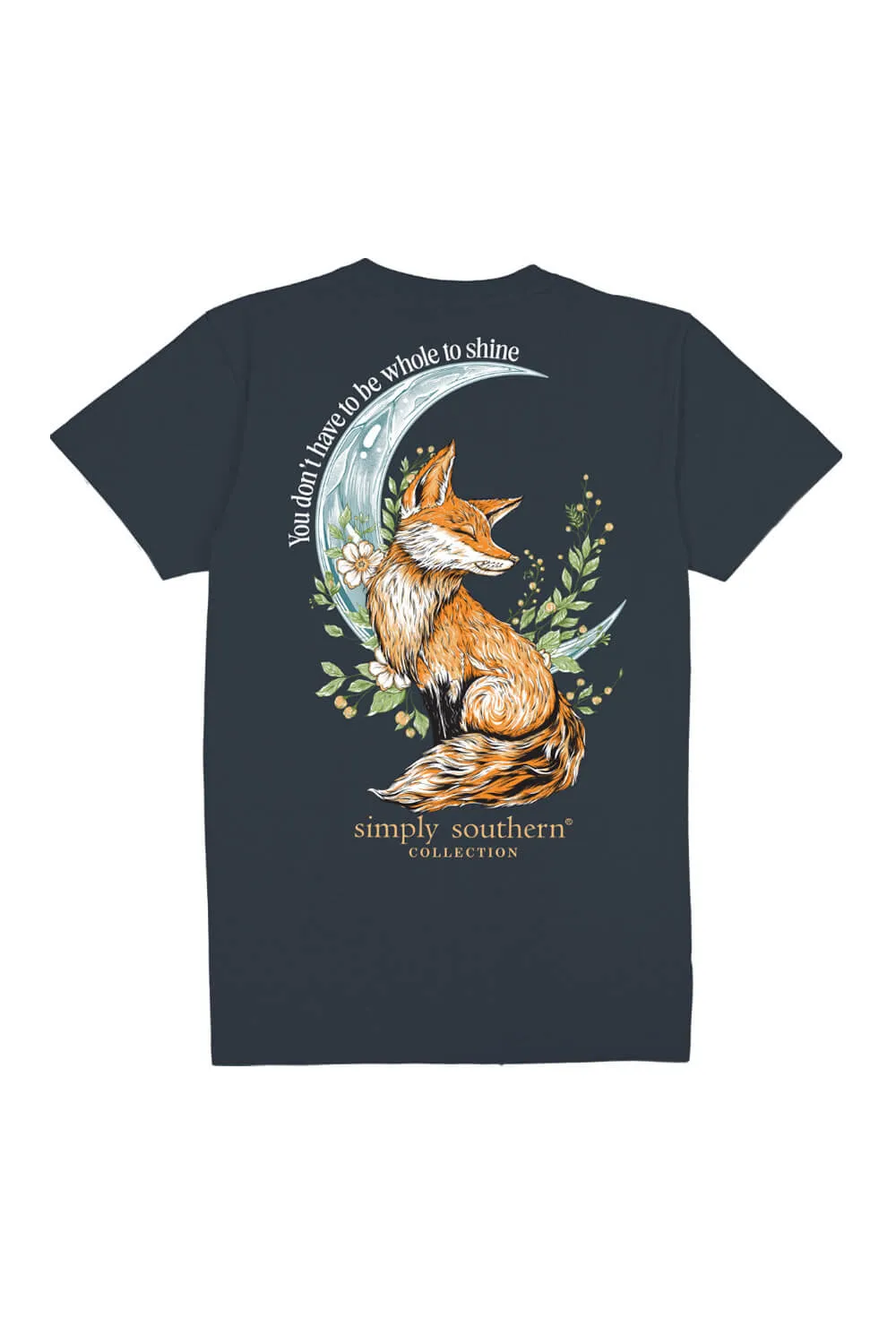 Simply Southern Whole To Shine T-Shirt for Women in Heather Navy | SS-SHINE-HTHRNVY