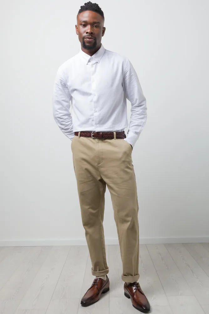 Slim Fit Chino Pants Natural