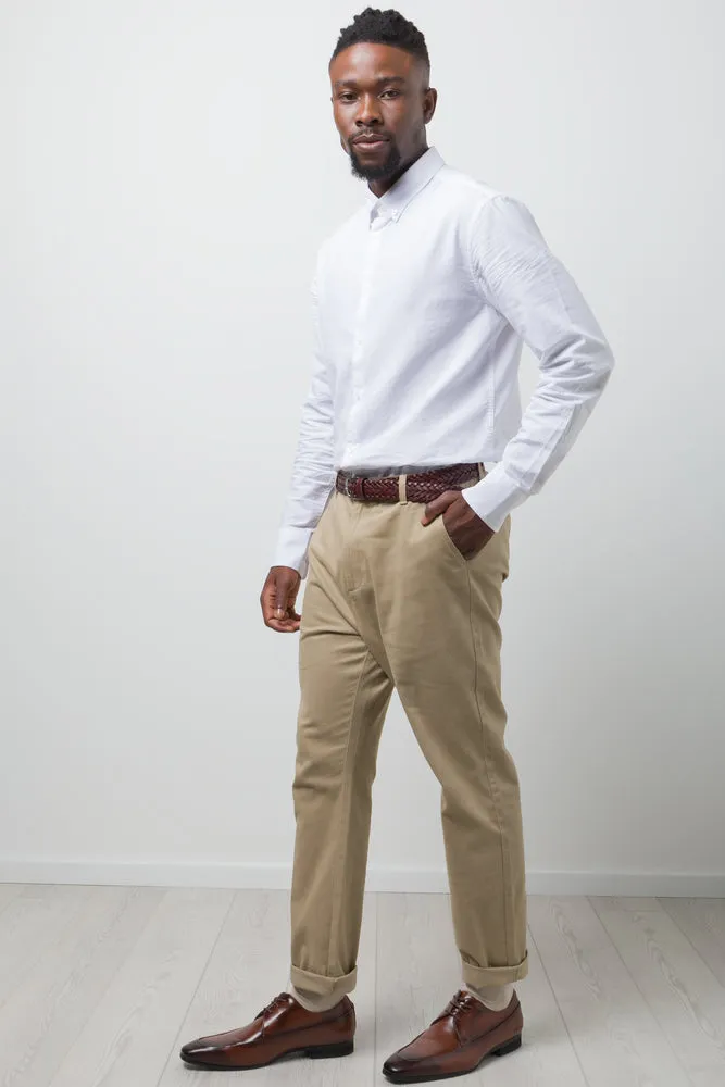 Slim Fit Chino Pants Natural