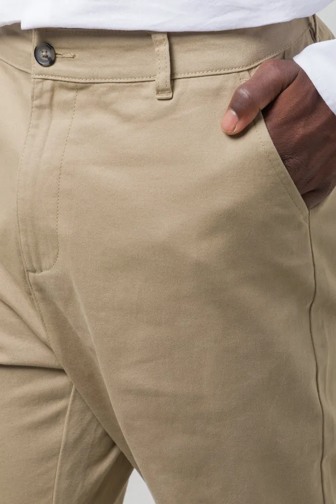 Slim Fit Chino Pants Natural