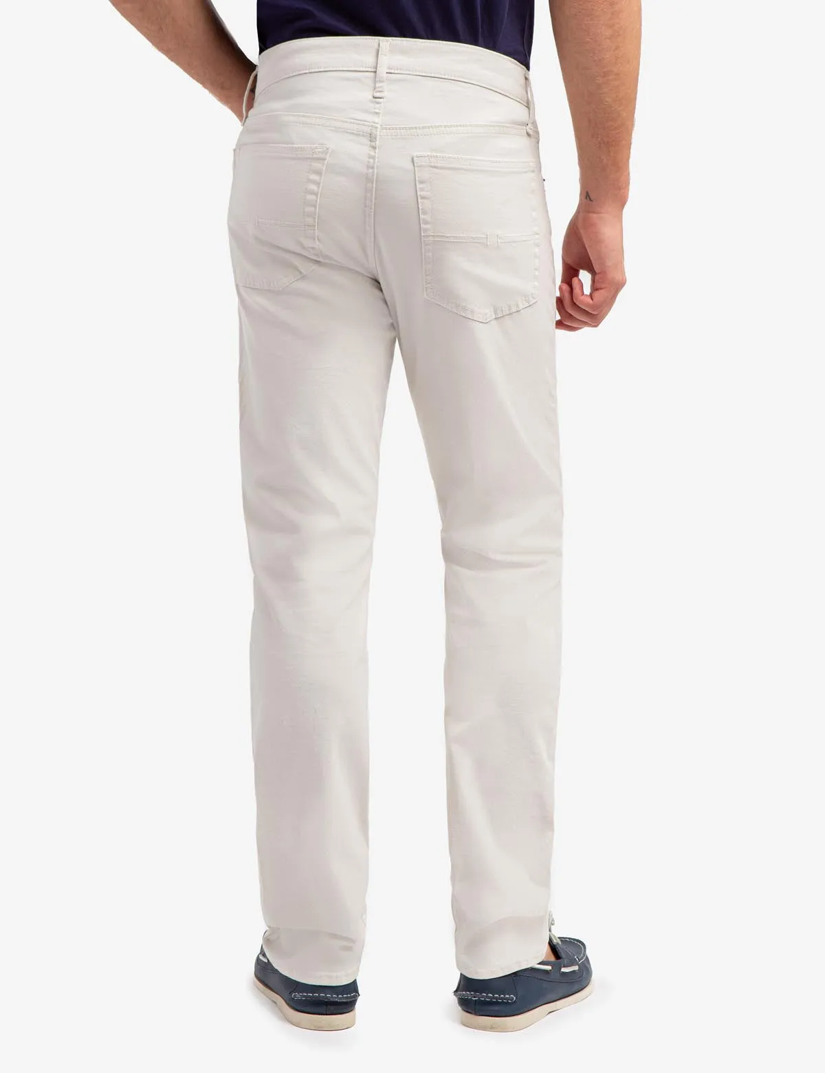 SLIM STRAIGHT 5 POCKET STRETCH CHINO PANTS