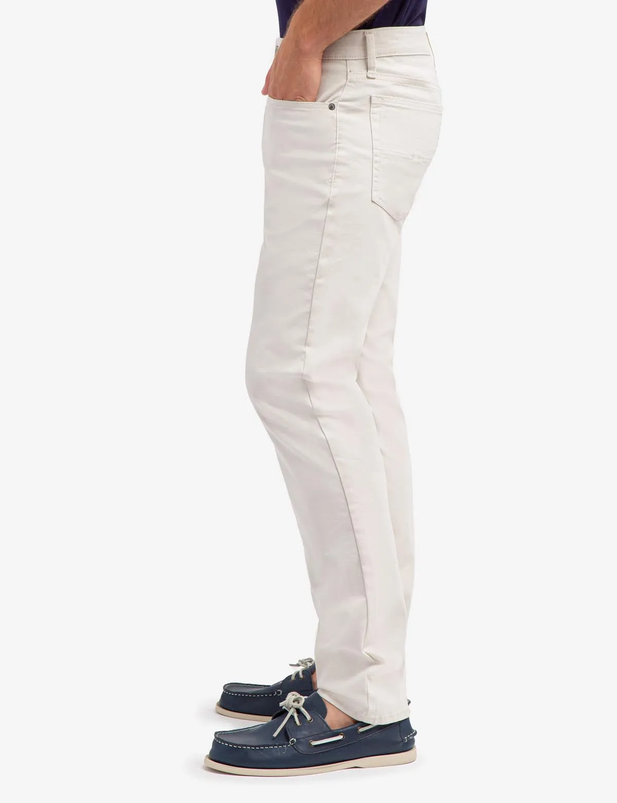 SLIM STRAIGHT 5 POCKET STRETCH CHINO PANTS