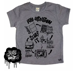 Smore Campfire Sandlot Kid's Bodysuit or Tee