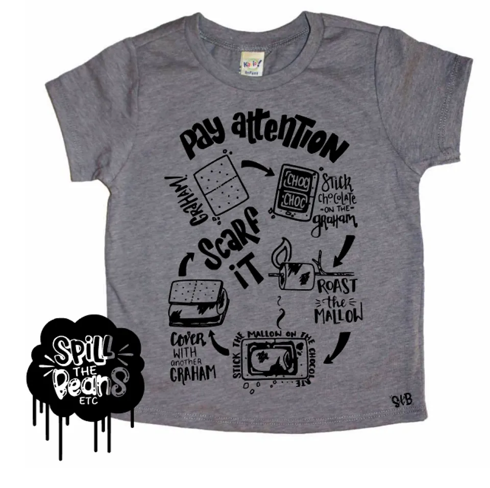Smore Campfire Sandlot Kid's Bodysuit or Tee