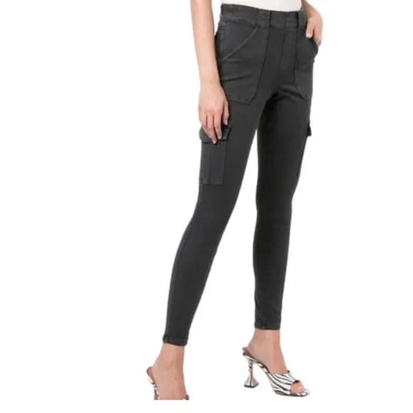 Spanx Stretch Twill Ankle Cargo Pants Size Small