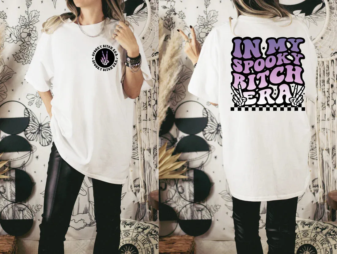 Spooky Bitch Era Graphic Tee - Double Sided