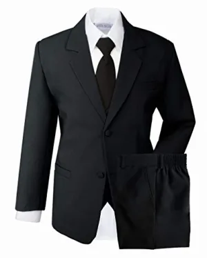 Spring Notion Boys' Formal Black Suit Set, Size 8