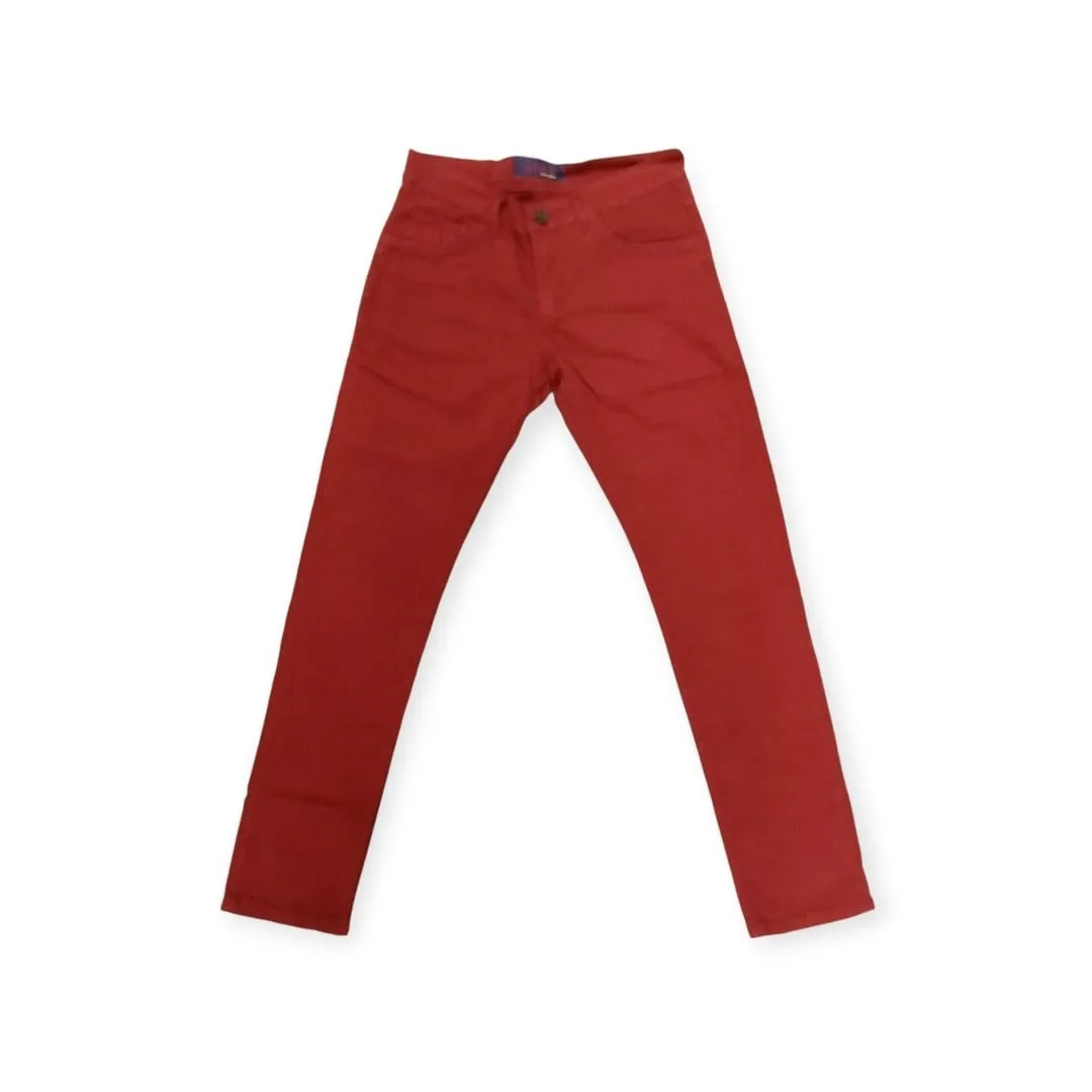 Stefano R Men's Chino Maroon