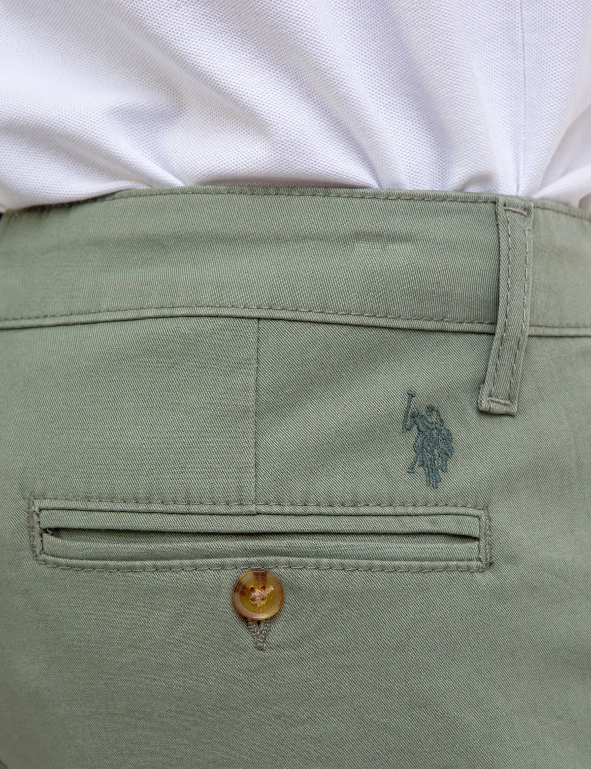 STRAIGHT TWILL CHINO PANTS