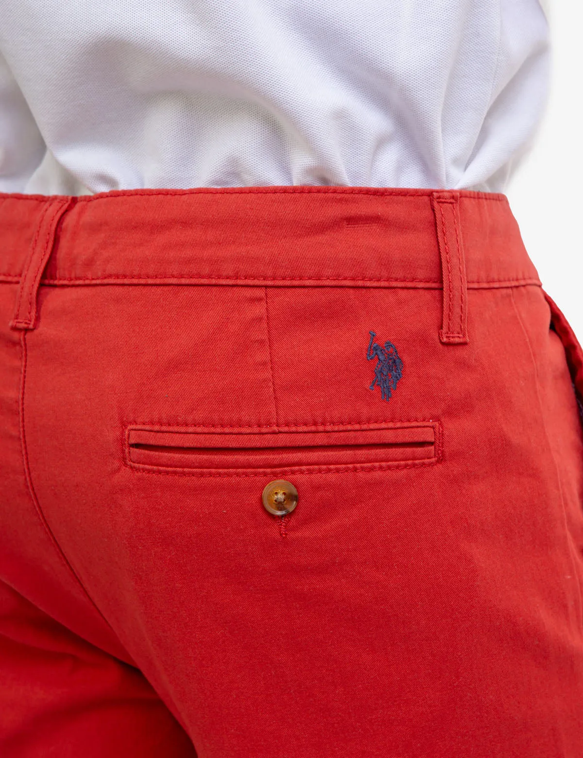 STRAIGHT TWILL CHINO PANTS