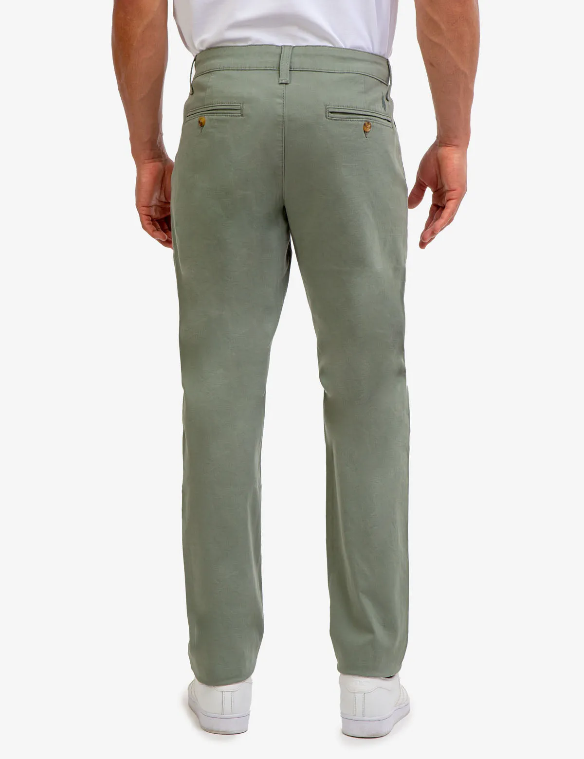 STRAIGHT TWILL CHINO PANTS