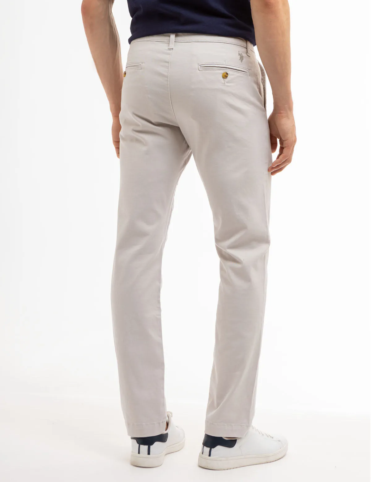STRAIGHT TWILL CHINO PANTS