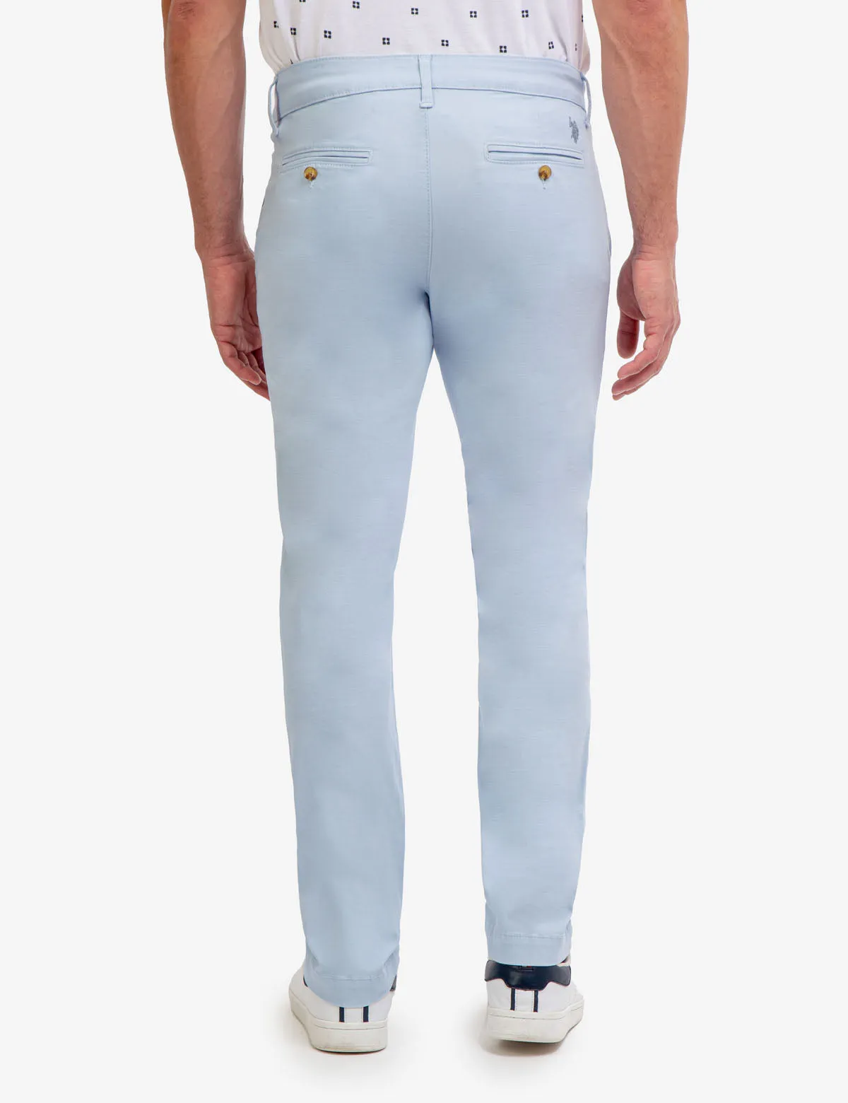 STRAIGHT TWILL CHINO PANTS