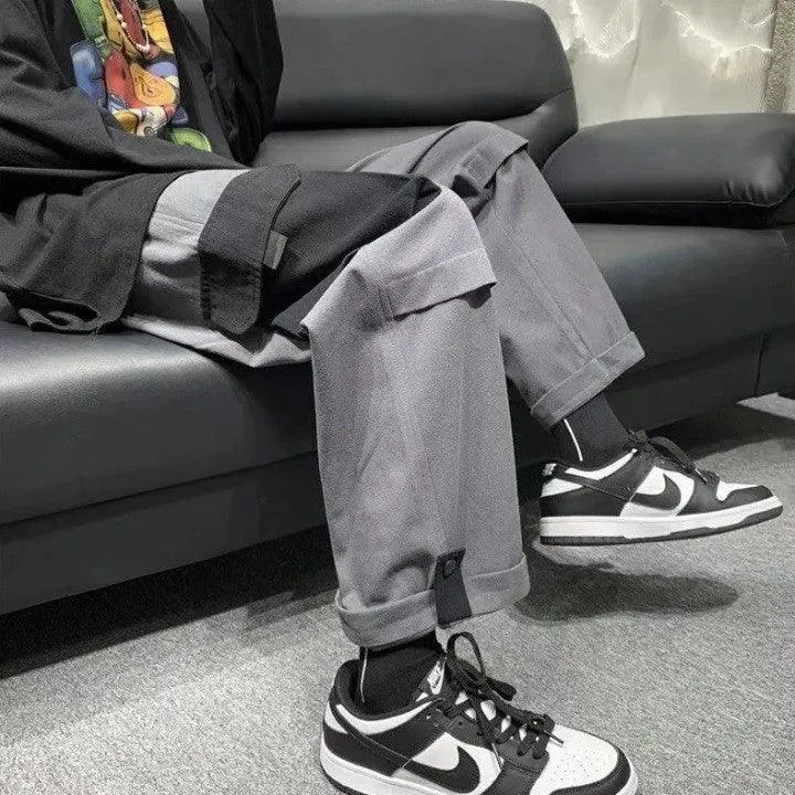 Straight Wide Leg Cargo Pant