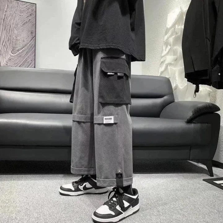 Straight Wide Leg Cargo Pant