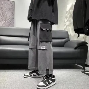 Straight Wide Leg Cargo Pant