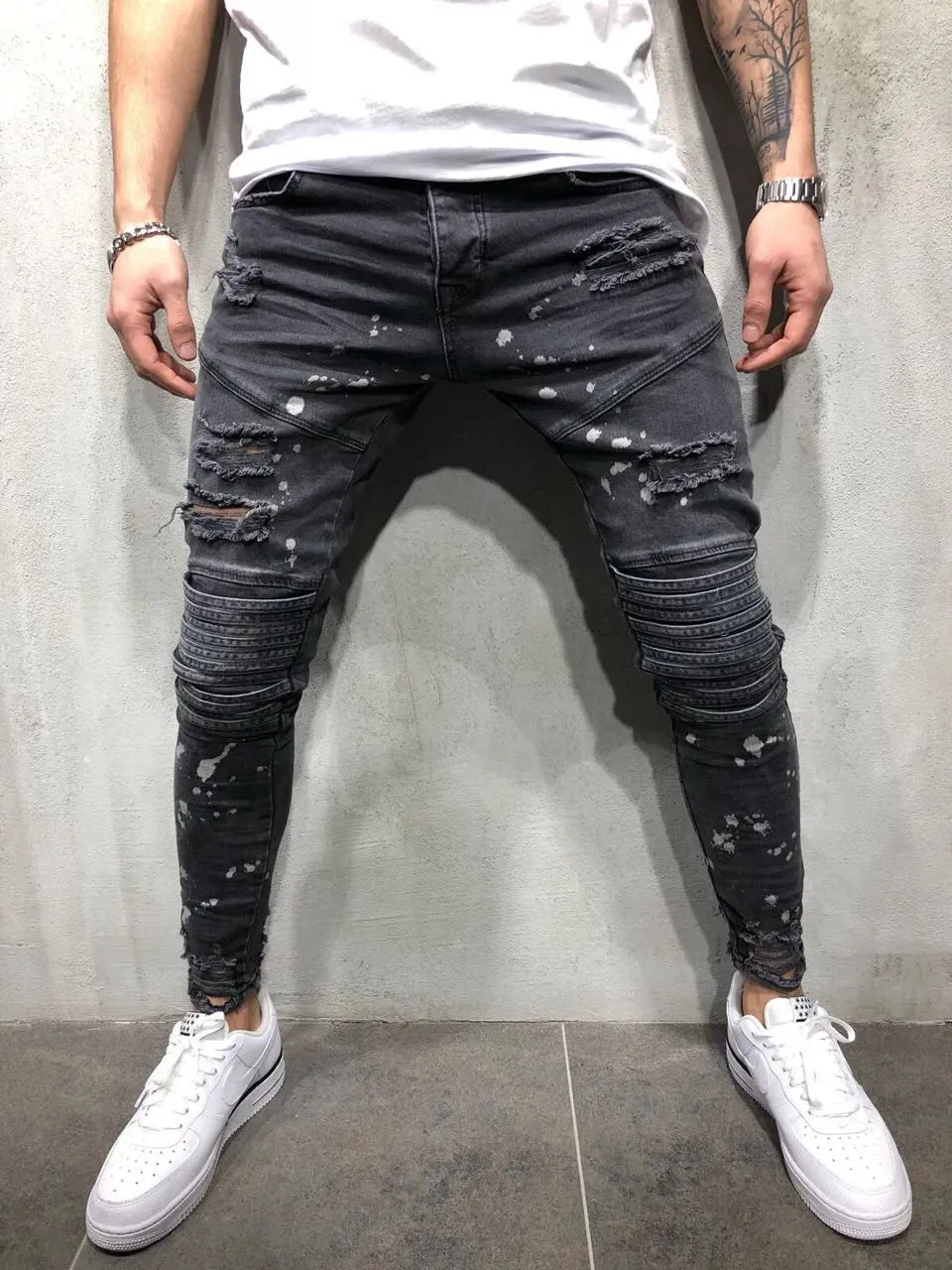 StreetWise UrbanFlex Herren Plus-Size Straight Jeans