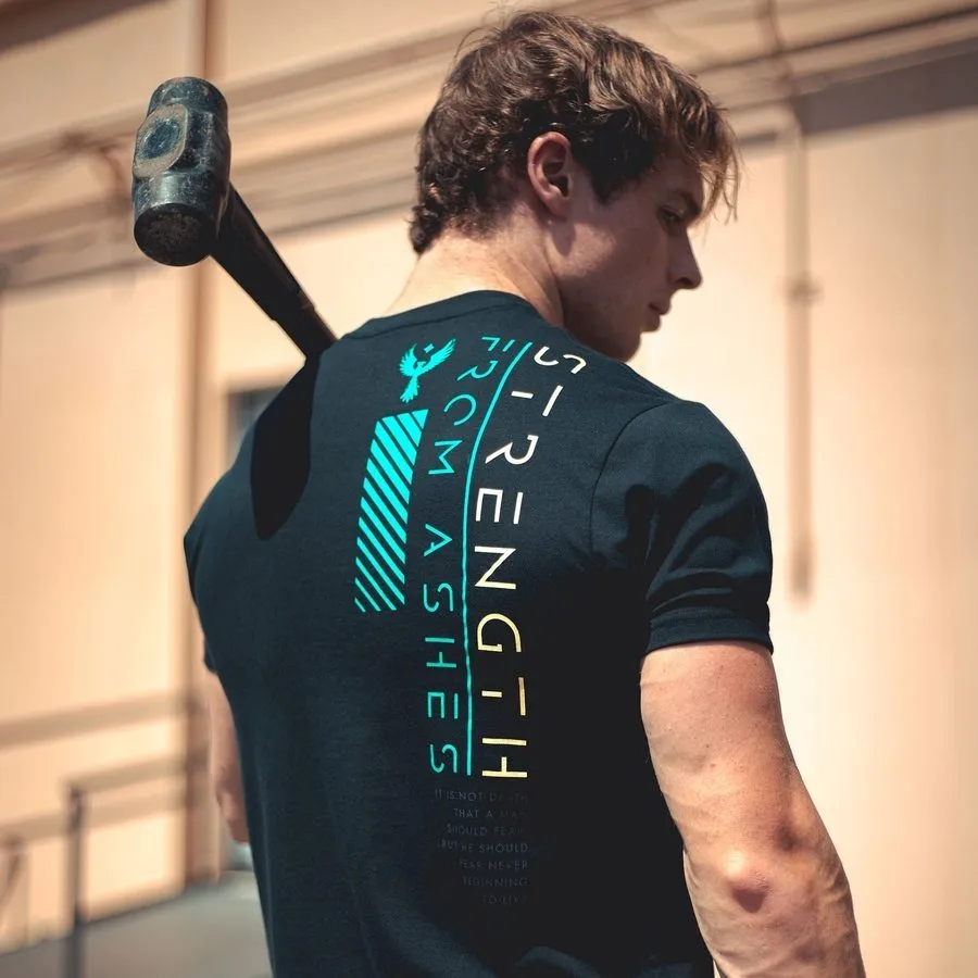 Strength From Ashes T-Shirt - Black