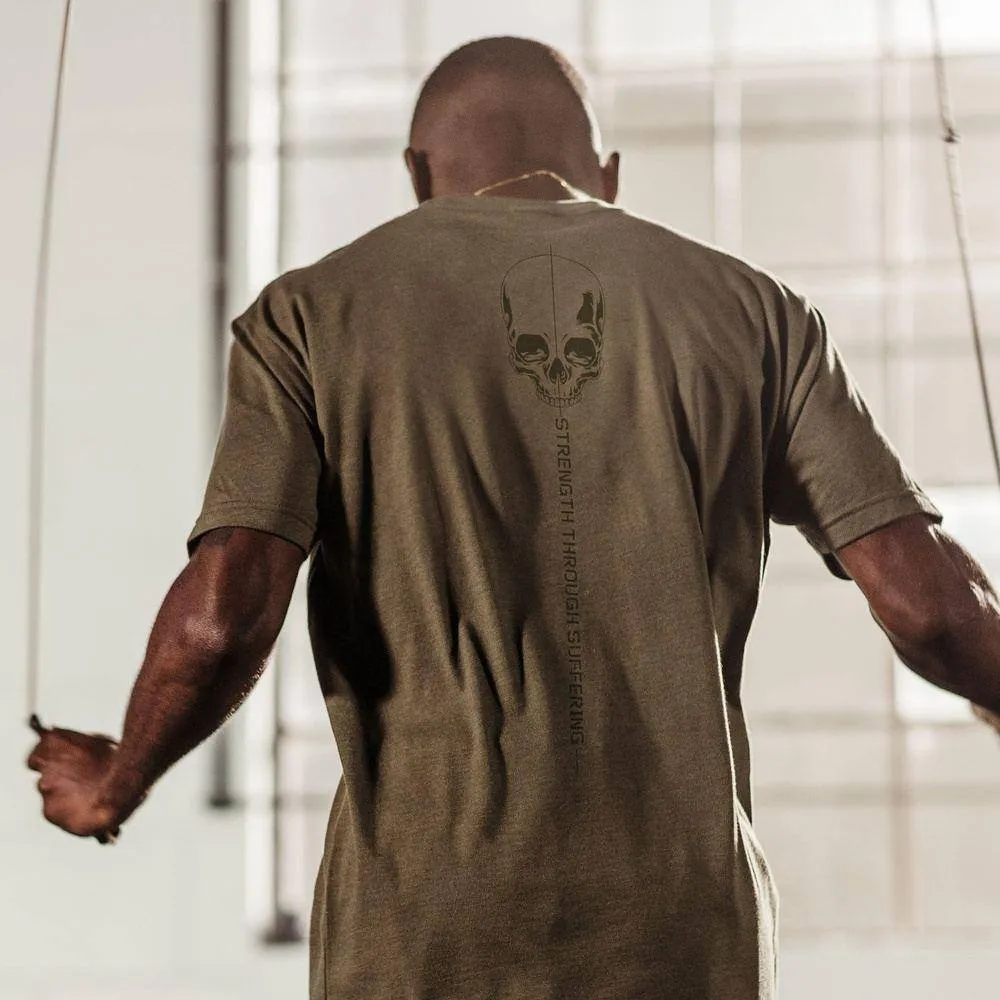 Strength Through Suffering T-Shirt - Military Green