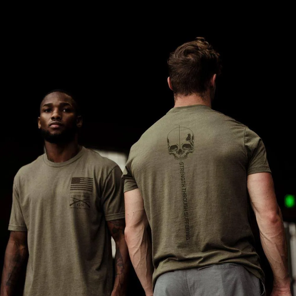 Strength Through Suffering T-Shirt - Military Green