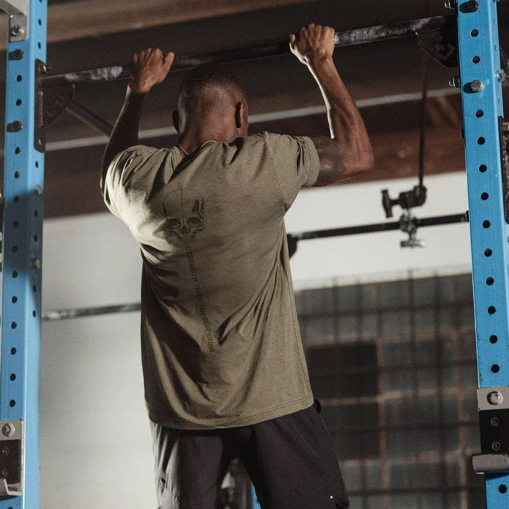 Strength Through Suffering T-Shirt - Military Green