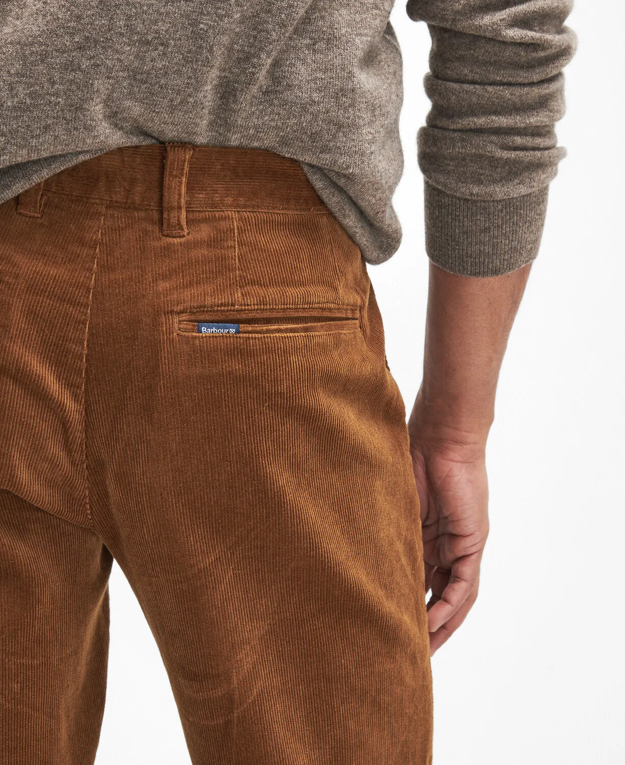 Stretch Cord Tailored Trousers
