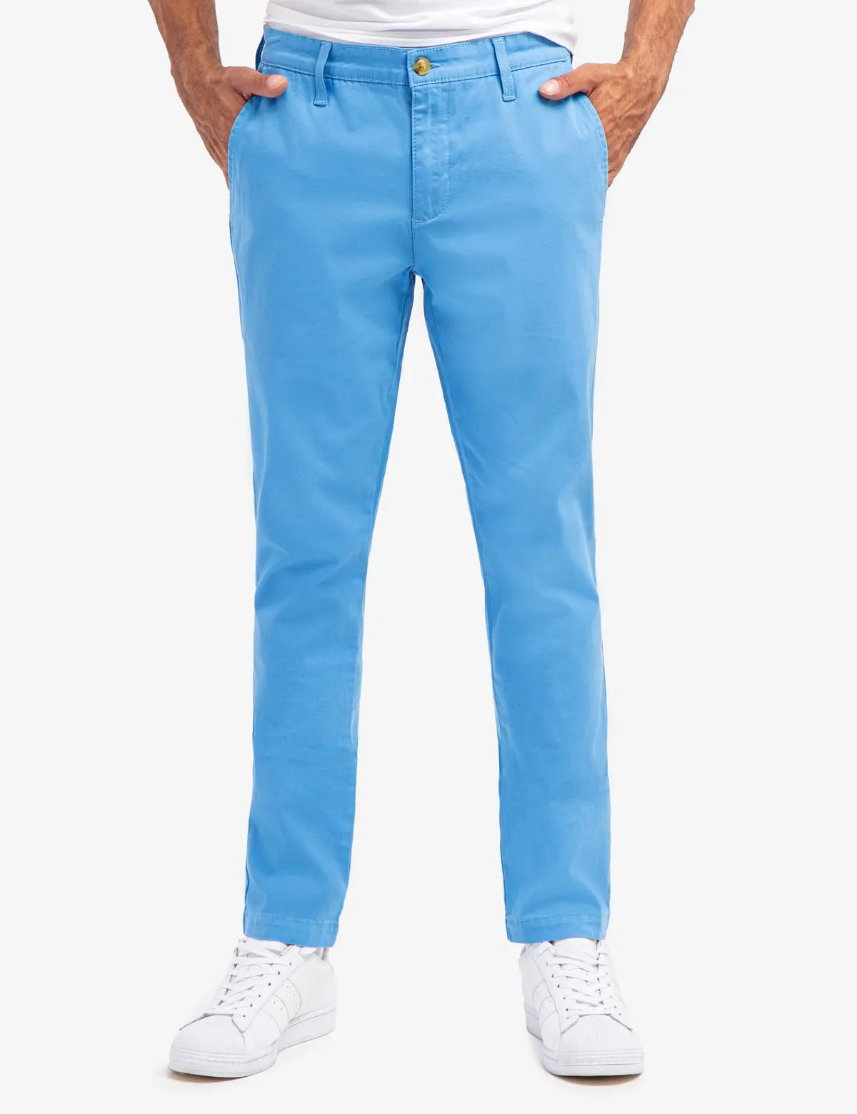 STRETCH SLIM CHINO PANTS