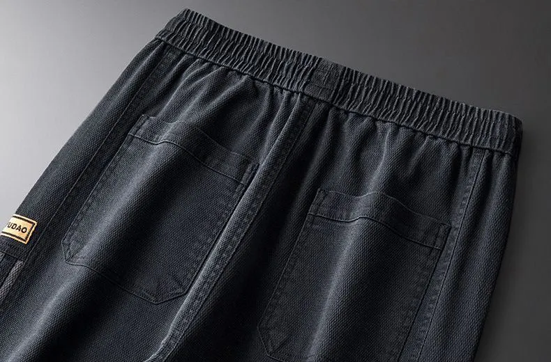 Stylish Chino with Label Detailing and Breathable Fabric