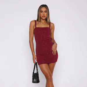 Subtle Glitter Bodycon Mini Dress