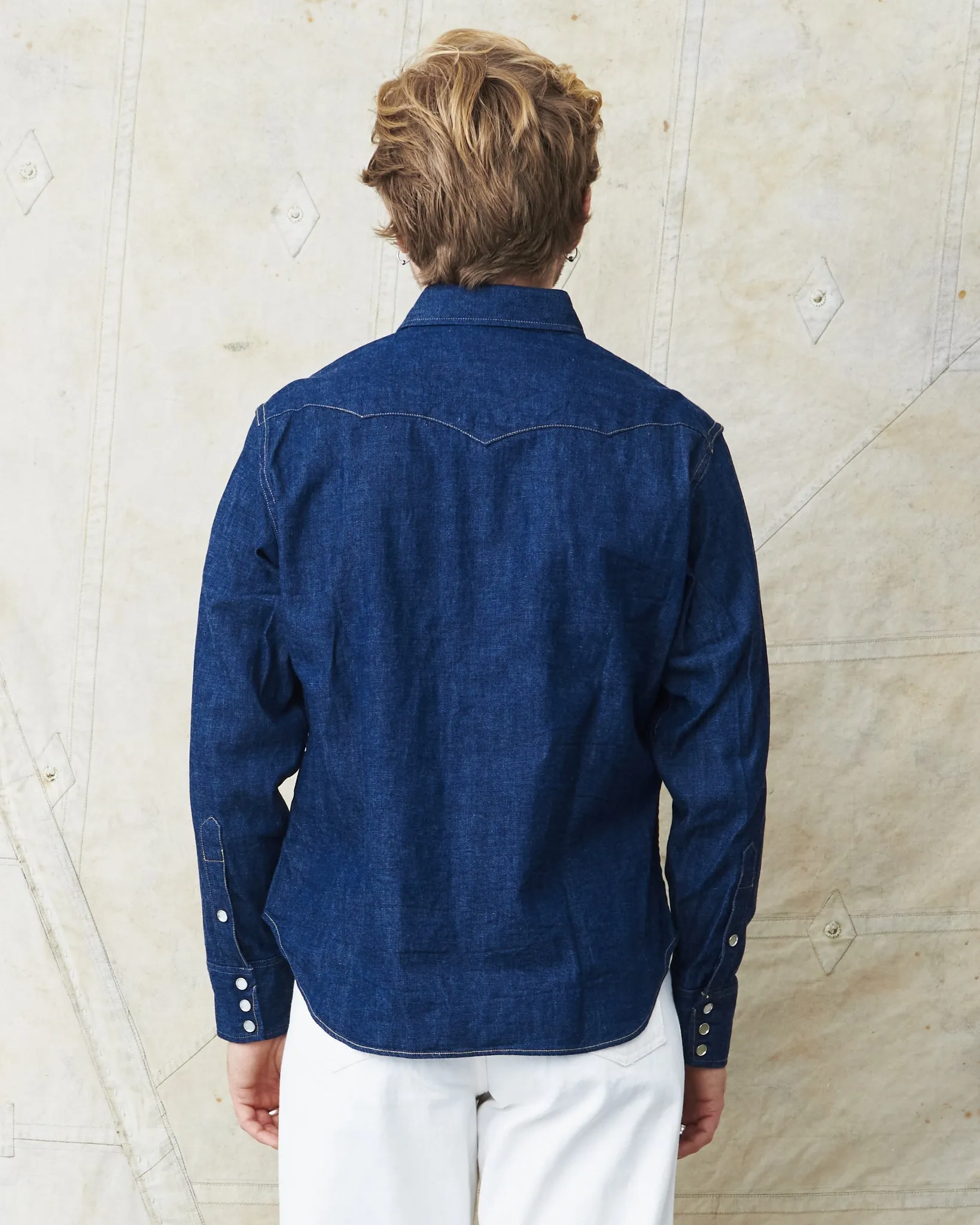 Sugar Cane & Co. Western Shirt Denim SC28190