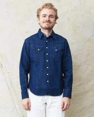 Sugar Cane & Co. Western Shirt Denim SC28190