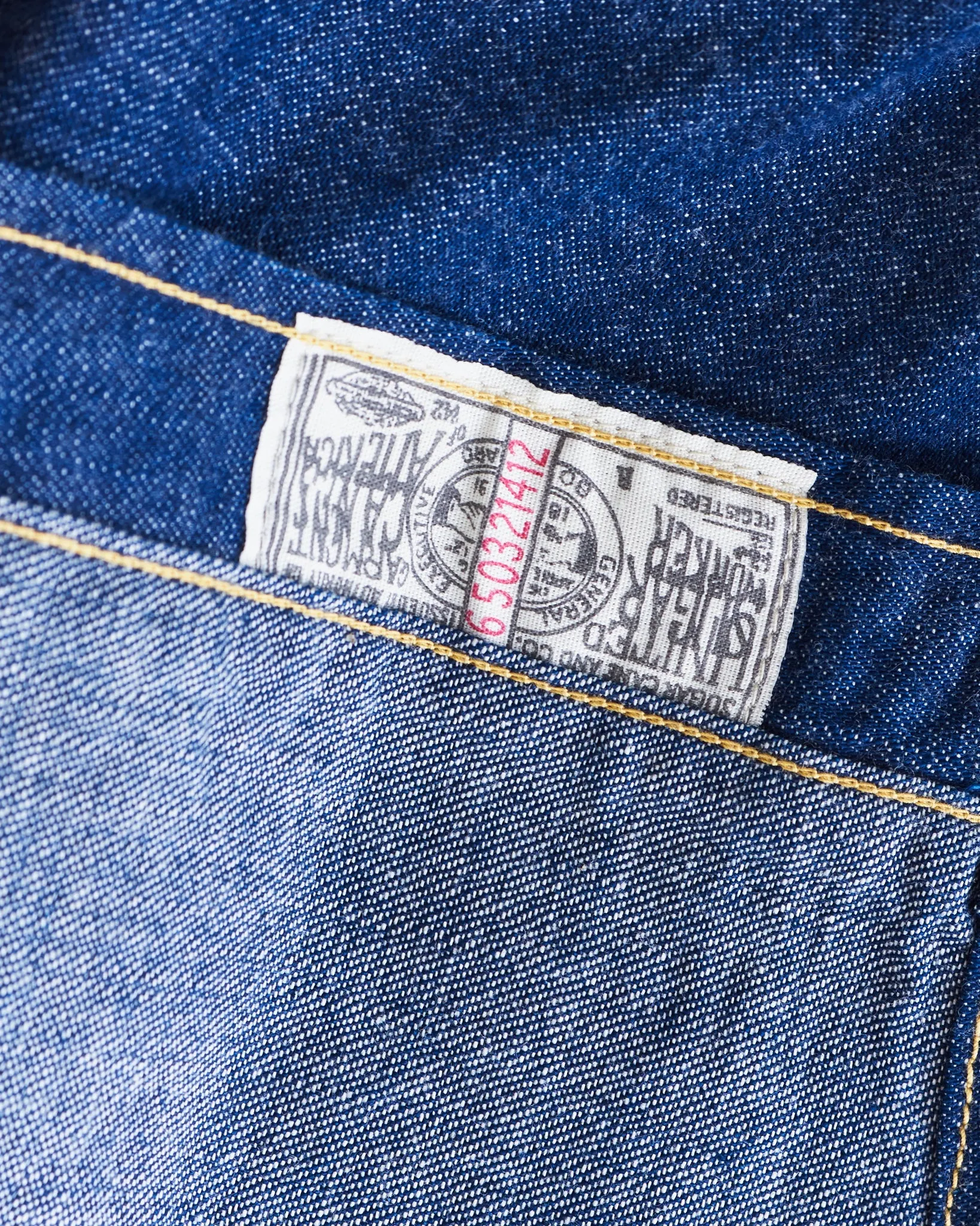 Sugar Cane & Co. Western Shirt Denim SC28190