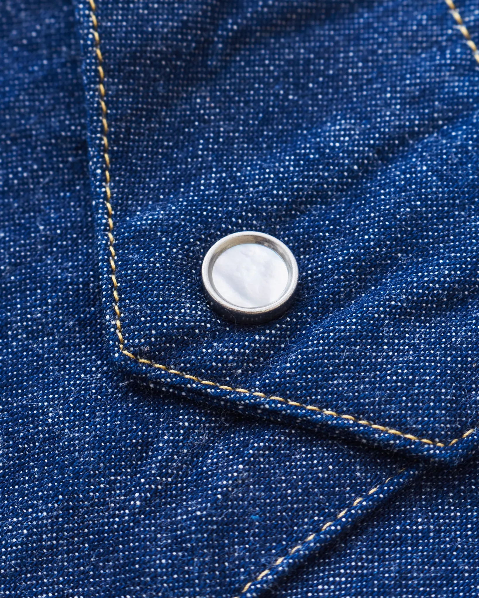 Sugar Cane & Co. Western Shirt Denim SC28190