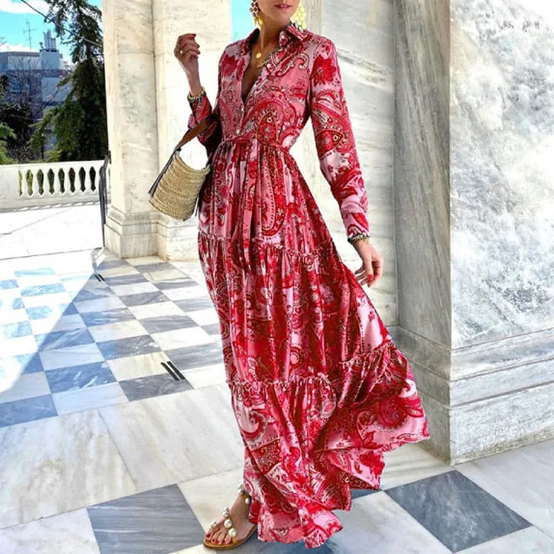 Summer Loose Boho Maxi Dress