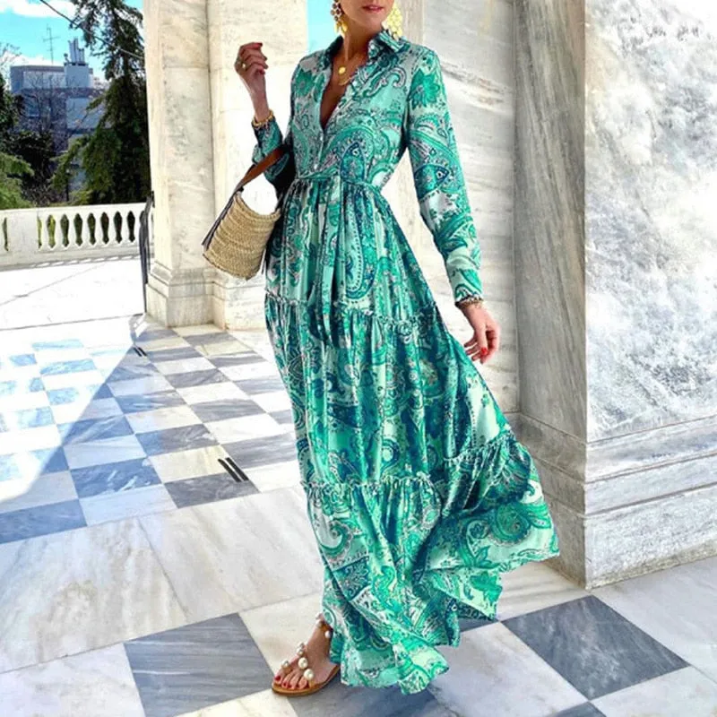 Summer Loose Boho Maxi Dress