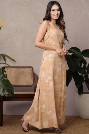 Sun Flowery Dress | Kaftan, Bohemian Dress, Floral Dress, Boho Maxi Dress